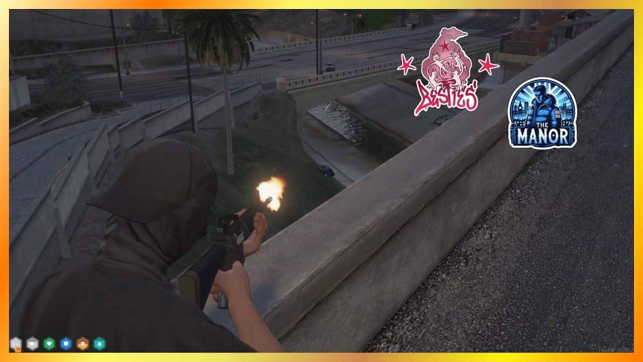 Besties Try To Push Manor Block After a Bank Truck | NoPixel 4.0 GTA RP