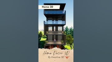 Front Elevation 3D Animation #nature #3dsmax  #3dvisualisation #architecture #3danimition #design