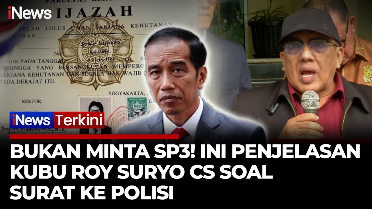Kubu Roy Suryo Klaim Tak Ajukan SP3! Begini Isi Tiga Point Suratnya | iNews Terkini