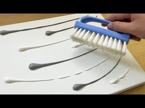 Acrylic Painting Technique for Beginners / Special Brushes