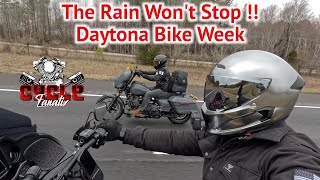 Riding 1100 Miles Through 2 Storms To Daytona Bike Week #cyclefanatix #harleydavidson
