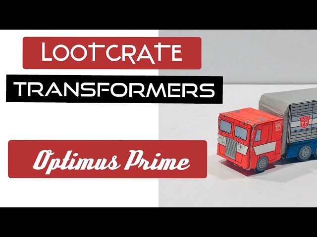 The Oddest Looking G1 Optimus Prime Figure is a Loot Crate