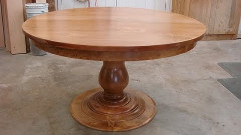 Awesome split pedestal table