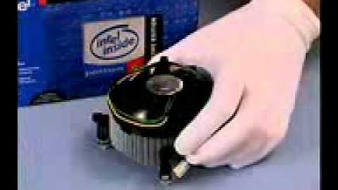 How to install and remove LGA775 processors and fan heat sinks   Spanish   Panama240p H 264 AAC