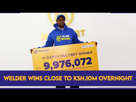 Welder wins close to Ksh 10M overnight on Mozzart Bet