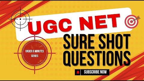 SURE SHOT - 12 Crack-UGCNET, #Paper1Tips, #QuickRevision, #NETExamStrategy, UGCNET 2025