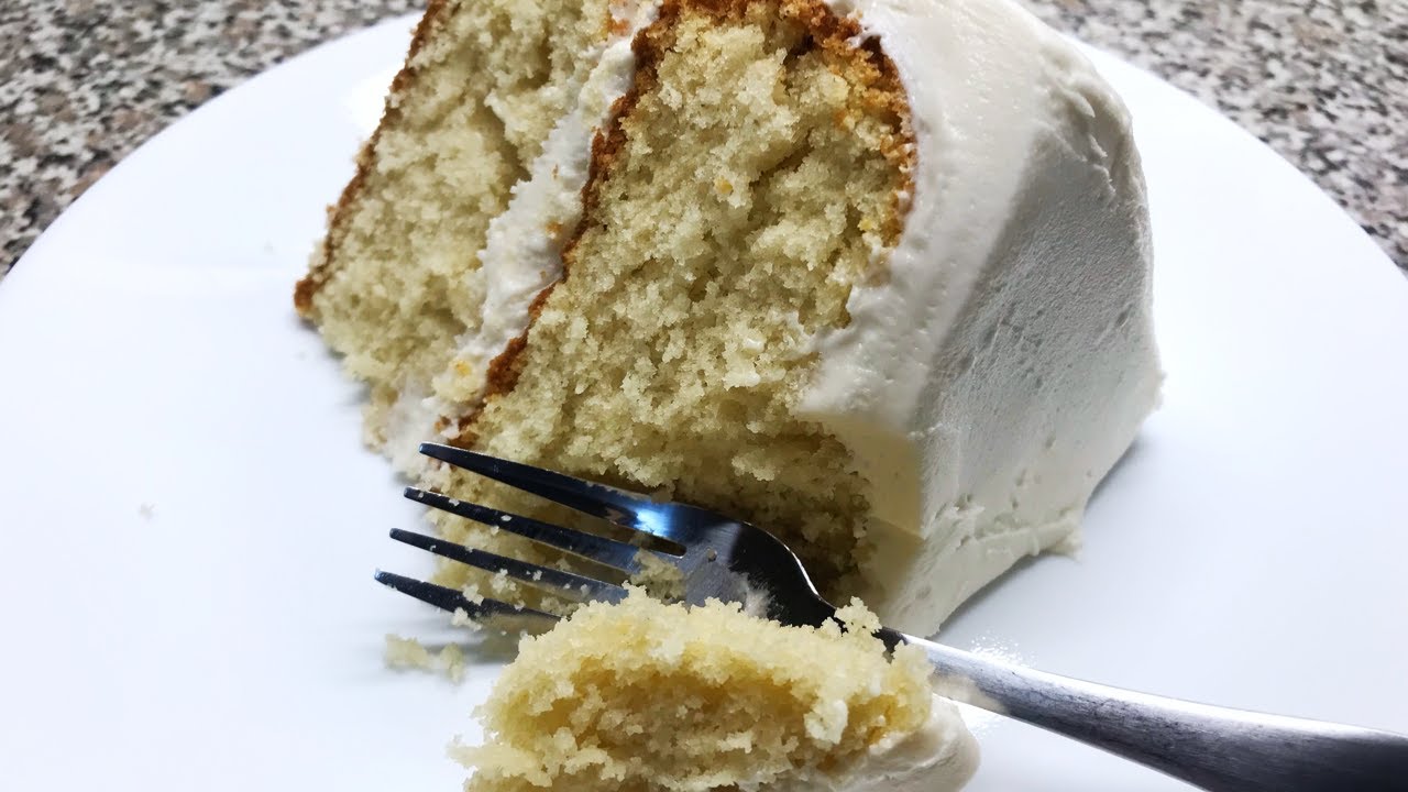 Moist Vanilla Cake Recipe | Easy & Homemade - YouTube