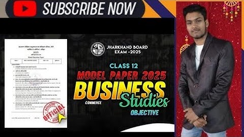 Business study model paper 2025/jac board class 12 bst model paper 2025/bst model paper 2025#mcq#bst