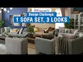 Design Challenge: 1 Sofa Set, 3 Looks | MF Home TV