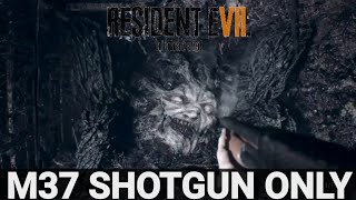 Resident Evil 7 - EVELINE Boss Fight - MADHOUSE DIFFICULTY - M37 SHOTGUN ONLY