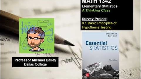 1342 Sectie 8.1 Basisprincipes van hypothesetesten Bailey