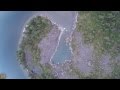 Горы Заюланские - Каменный залив Телецкого озера, сьёмки с воздуха