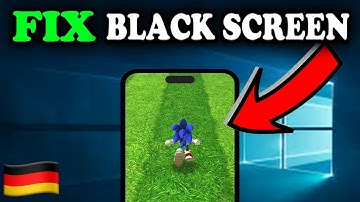 Sonic Dash Black Screen | Black Screen Fix Deutsch - Mobile