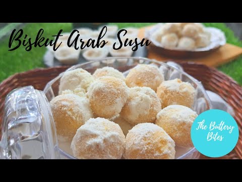 Resepi Biskut Arab Susu Istimewa Lebaran | Milky Arab Cookies
