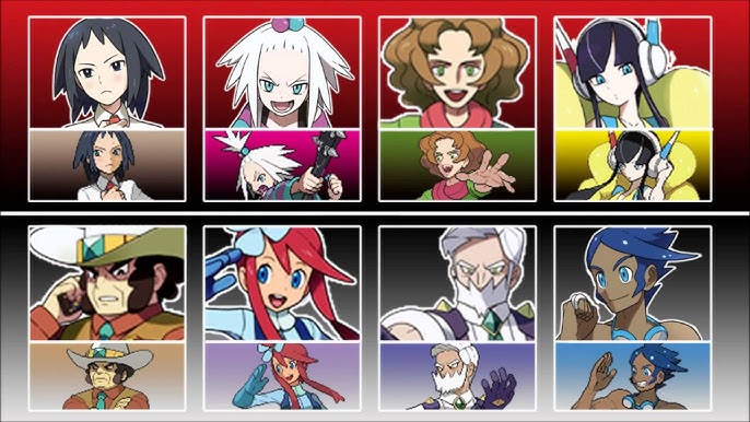 Pokemon Black & White 2 Gym Leaders 