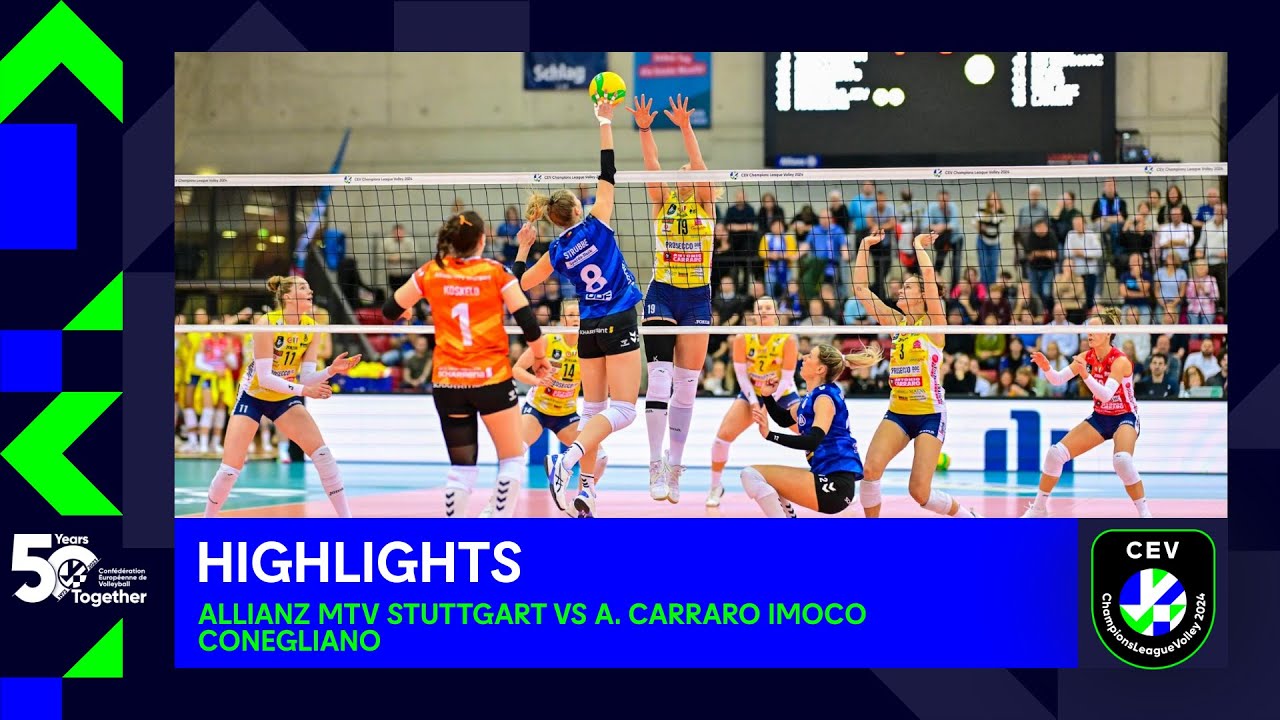 Allianz MTV STUTTGART vs. A. Carraro Imoco CONEGLIANO - Match Highlights