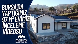 97 m² Prefabrik Ev İncelemesi - MAKRO PREFABRİK