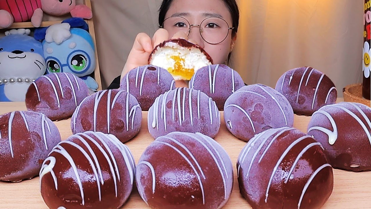 오독오독 여수언니 봄날엔 초코퐁당 요거꿀떡🍯 디저트 먹방 Dessert Mukbang