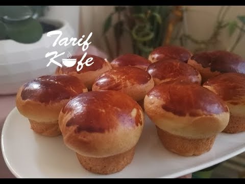 Poğaçaya Şekil Vermek Hiç Bu Kadar Kolay Olmamıştı...Muffin Kalıbında Peynirli Poğaça