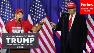 '85 Million Of Us Are Going To Vote For This Guy!': Trump Invites Auto Worker On Stage At MI Rally