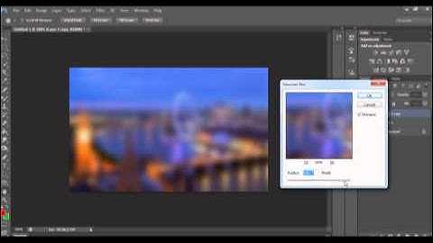 How To Blur Part of an Image on Photoshop