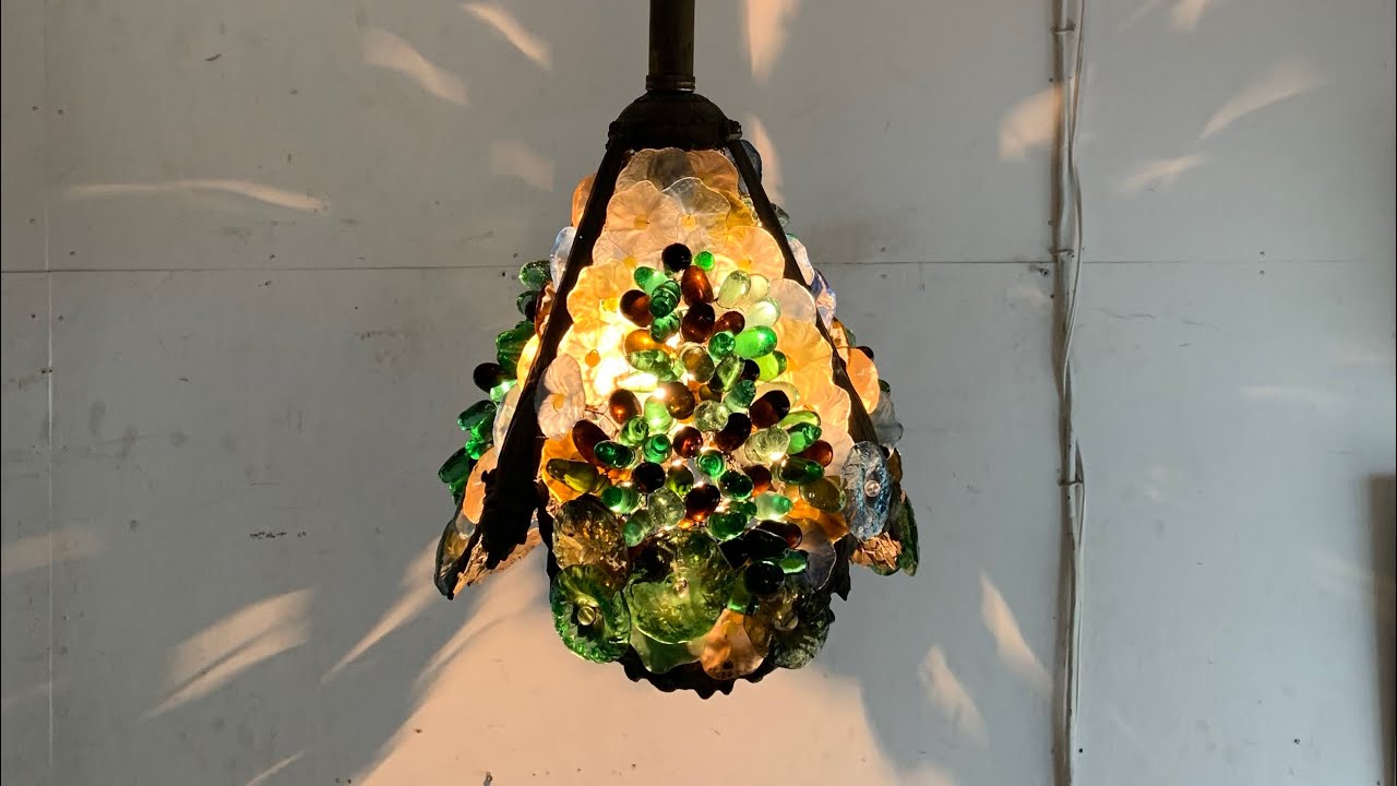 イタリア ヴェネチアンムラノガラス 葡萄のスタンドランプ☆ガラス工芸品 オブジェ イタリア ヴェネチアンムラノガラス 葡萄のスタンドランプ