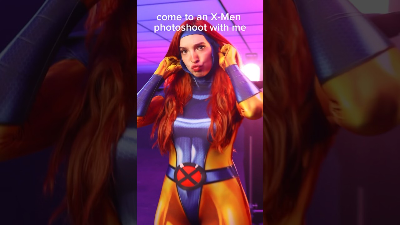 An X-Men photoshoot but make it ✨chaotic✨