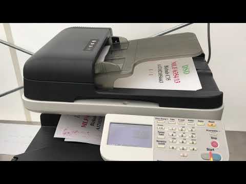 Paper JAM RADF ADF MINOLTA Bizhub COPIER