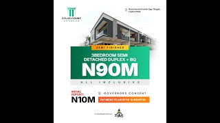 3bedroom Semidetatched Duplex in ZYLUS Court Lekki #shorts #viralvideo #home #video