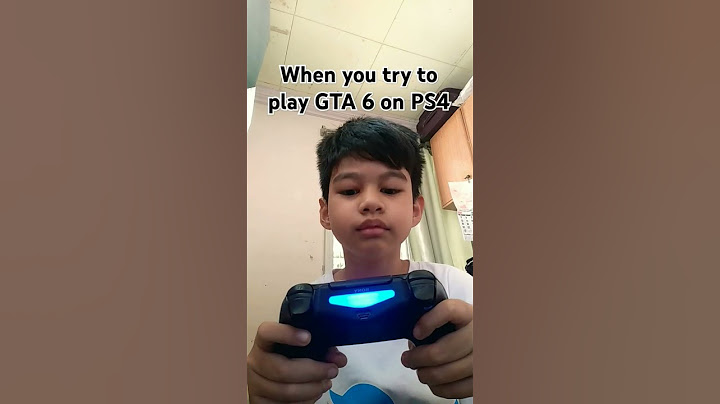 When you try to play GTA 6 on PS4