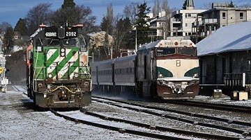 Snow Trains in Washington 2025 - Amtrak and BNSF