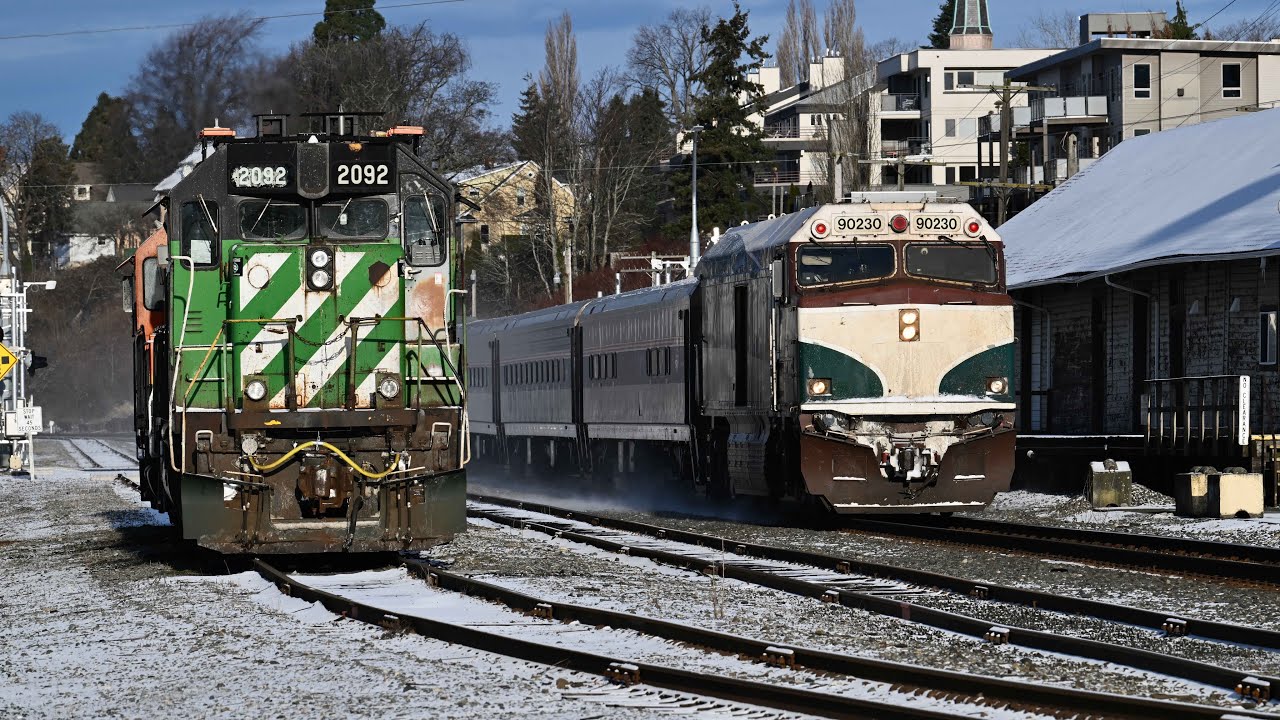 Snow Trains in Washington 2025 - Amtrak and BNSF