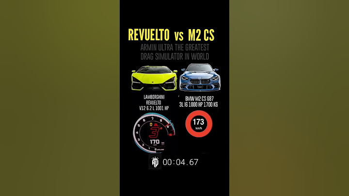 1001 HP LAMBORGHINI REVUELTO vs 1000 HP BMW m2cs