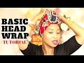 Head Wrap Tutorial - Head Wrap - Ankara - How To Tie A Head Wrap - Hijab Tutorial - Curly Hair