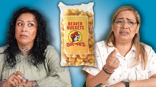 Mexican Moms Try Texan Snacks! (Bucee's)