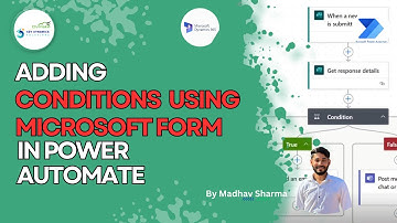 How to Add Conditions using Microsoft Form in Power Automate || 14