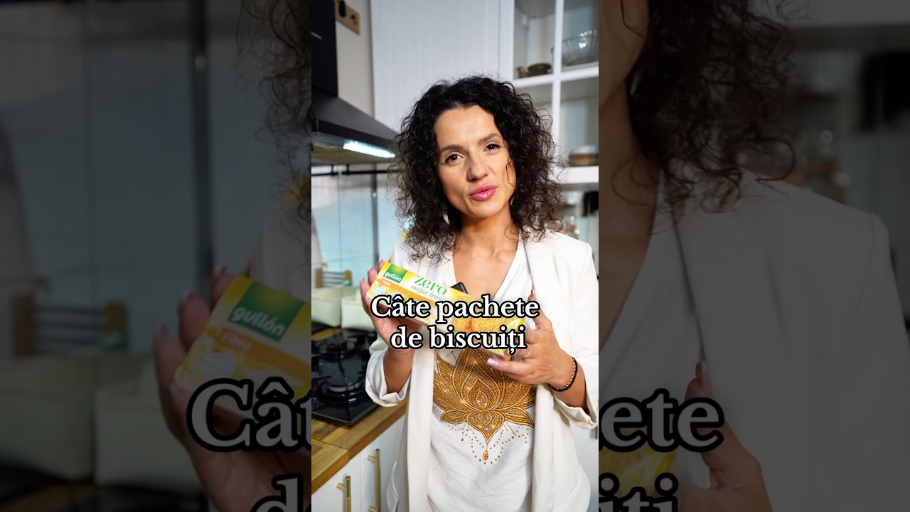 Câte pachete de biscuiți ai mâncat săptămâna asta?
