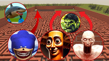 Epic Battle: SCP 096 vs Tung Tung Sahur vs Shin Sonic  Garry