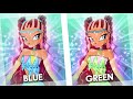 Winx club  the many variations of transformation scenes full comparison