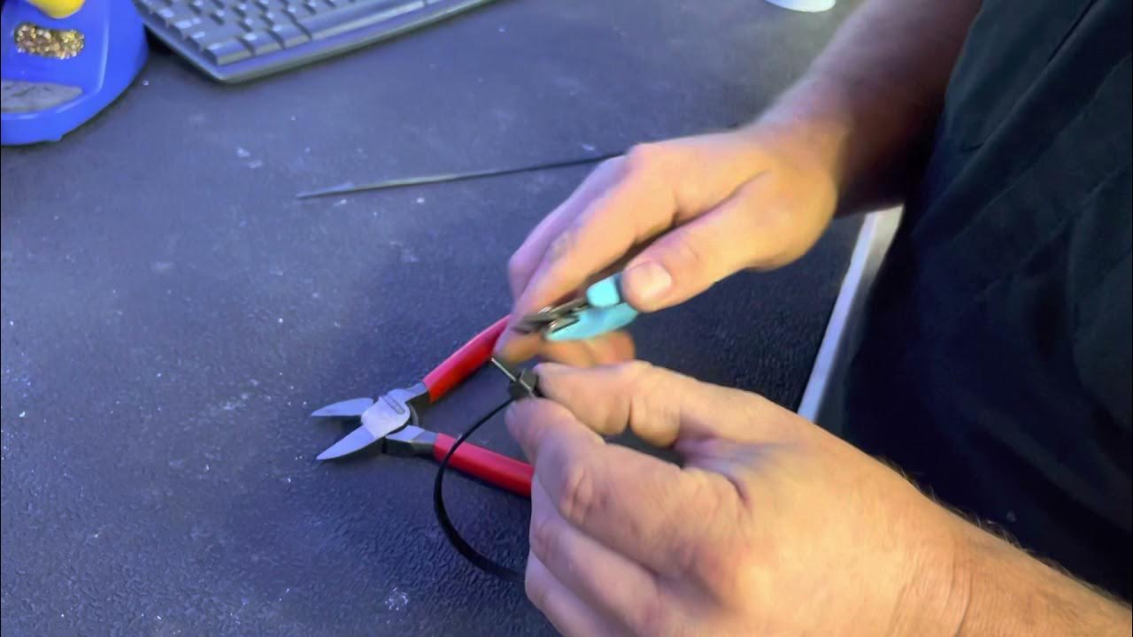How to use and cut zip ties (the right way!) YouTube