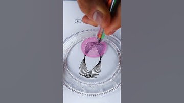 How many rotations did the pen make in total? 🤔 #2024 #shorts #Spirograph