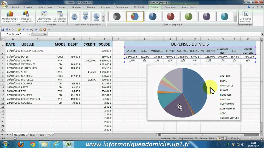 Excel : Analyse d\u002639;un Compte en Banque  YouTube