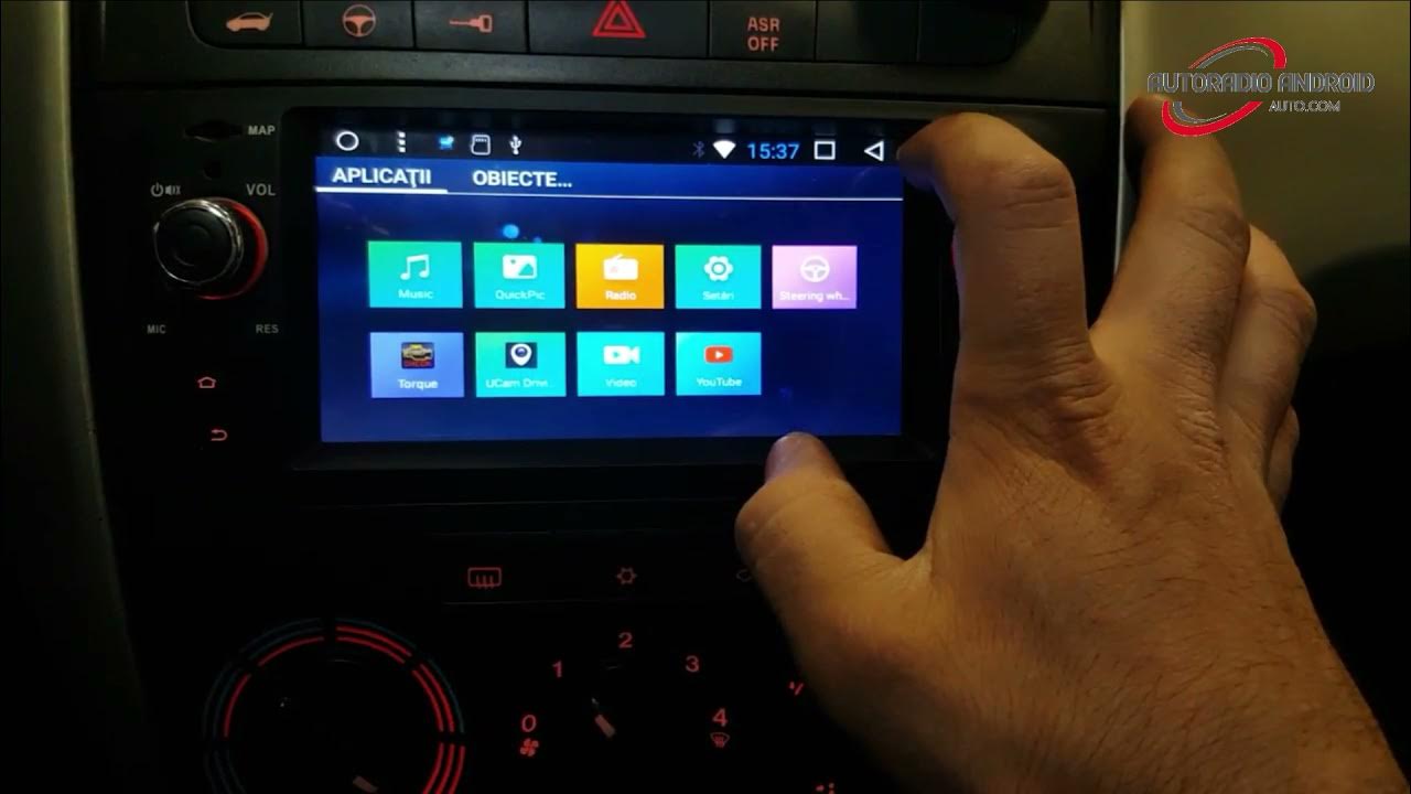 Changer Autoradio Fiat Grande Punto GPS Android…Tactile 2 Din Poste  Compatible 2006 2007 2008 2009 