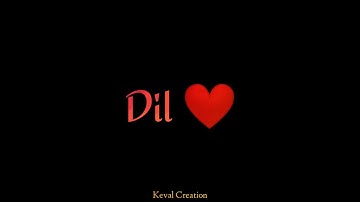 Dil Sambhal Ja Zara Black Screen Whatsapp Status | Arijit Singh | Murder 2 | Keval Creation