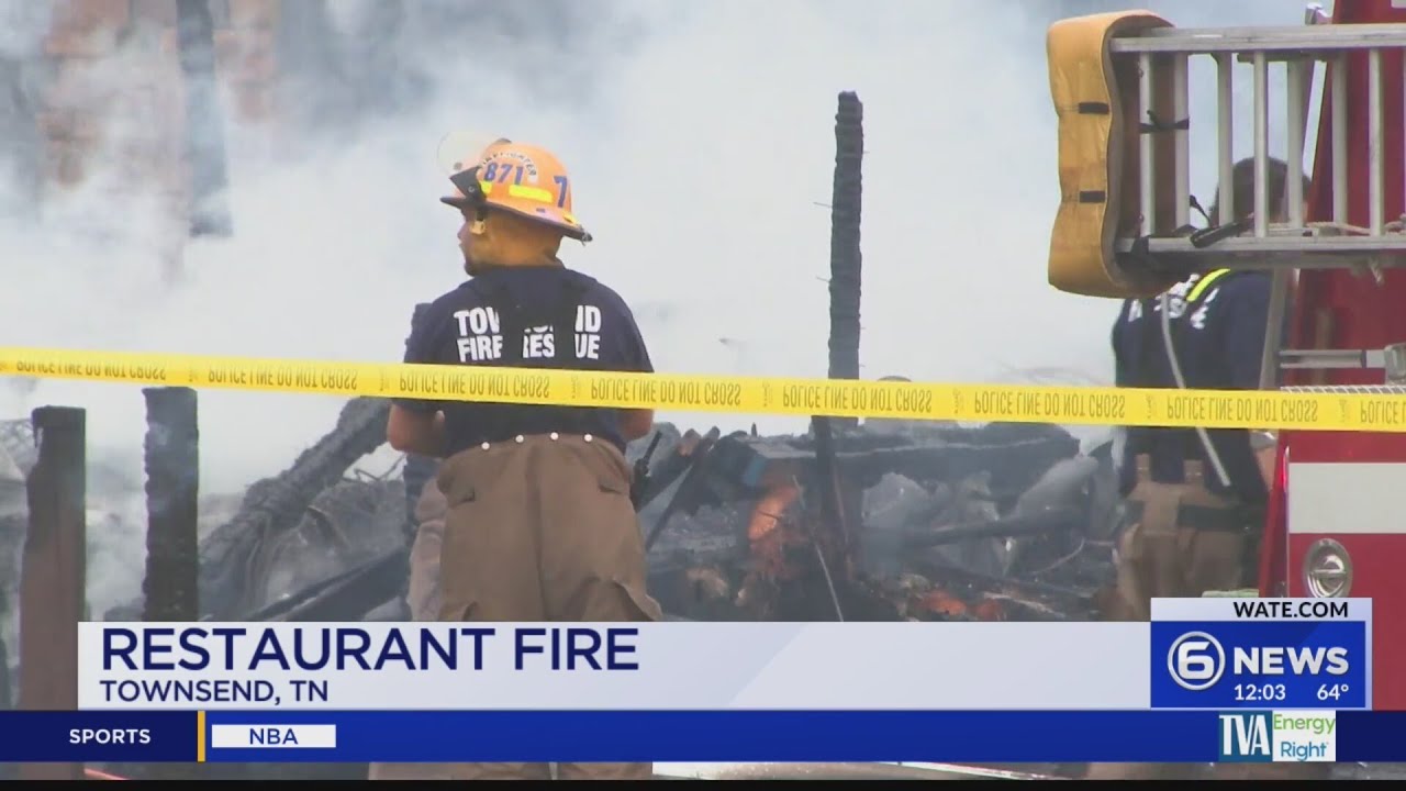 Townsend restaurant a total loss after fire - YouTube