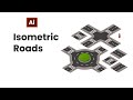 Isometric design for beginners #1. How to design an isometric road in Adobe Illustrator CC 2021