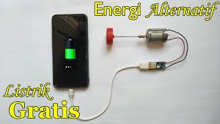Membuat Alat Charger Handphone Pada Sepeda ( Free Energy )