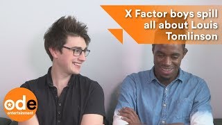 the x factor boys spill all about louis tomlinson