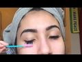 How to brush your lash extensions!! Everyday use && after shower 🚿