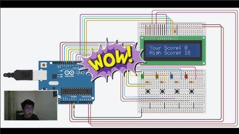 Arduino Uno R3 - Memory Test Game using Tinkercad